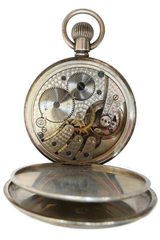 Rolex - A Gentleman's Silver Pocket Watch c.1919 — image 5
